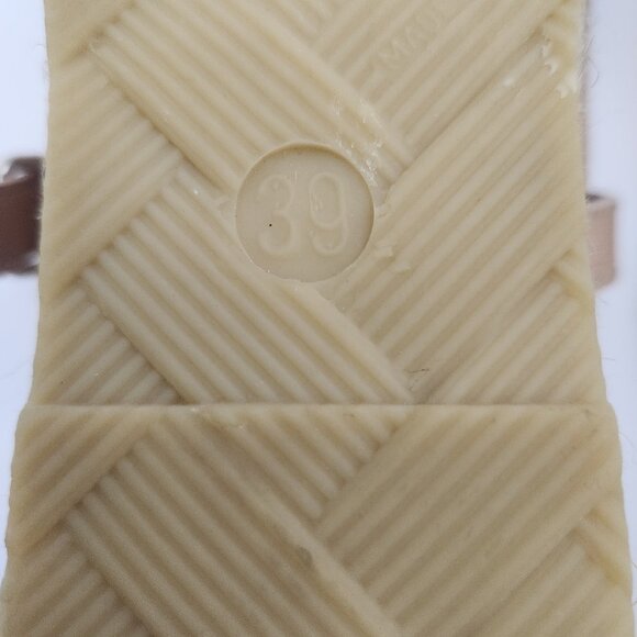 FABIOLAS Made in Spain EU Size 39- US Size 8 Leather Mary Jane Espadrilles - Picture 7 of 7